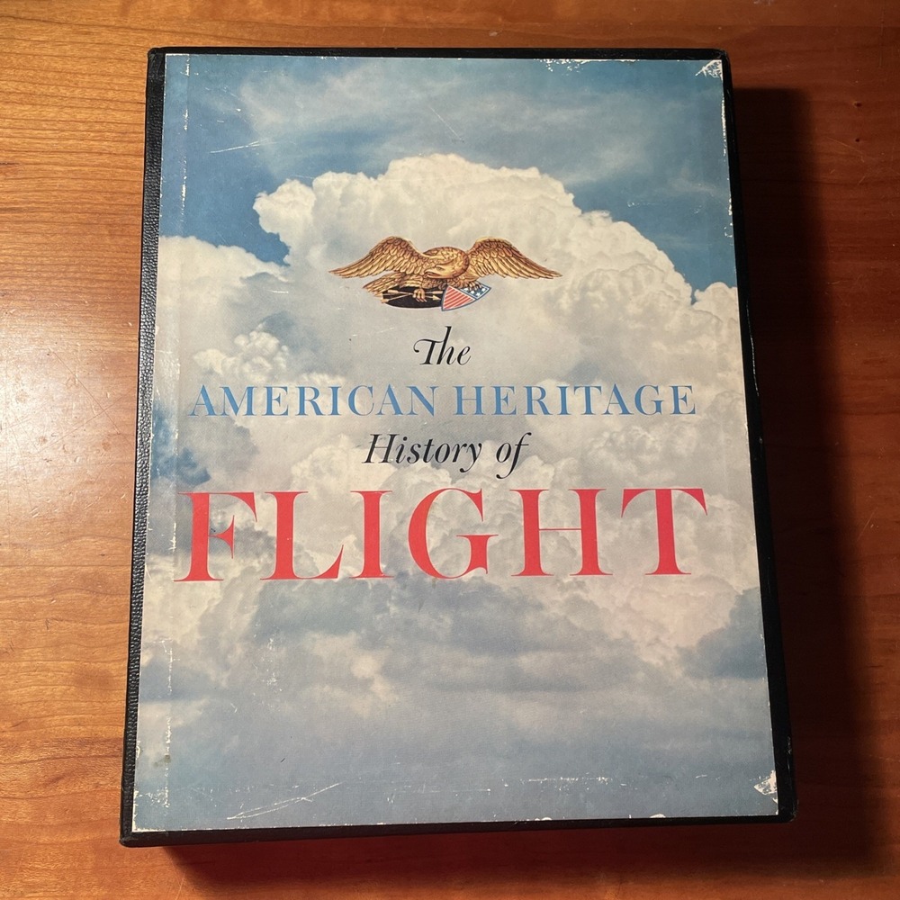 The American Heritage History of Flight, Hardcover, 1962, 1st. ed., Slipcase